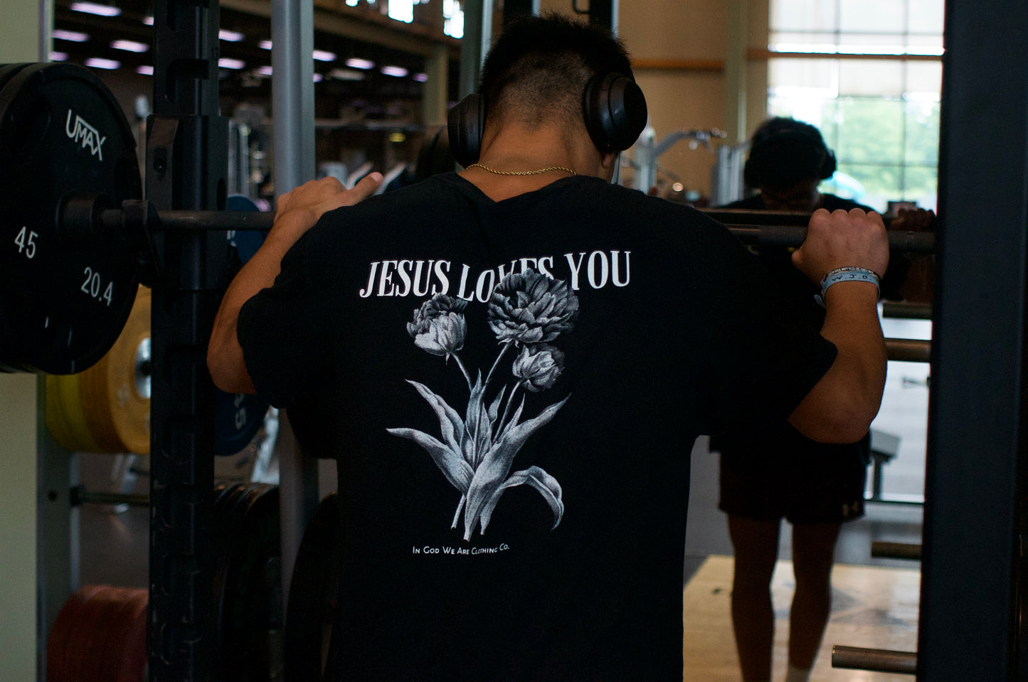 "Jesus Loves You" Black and White T-Shirt