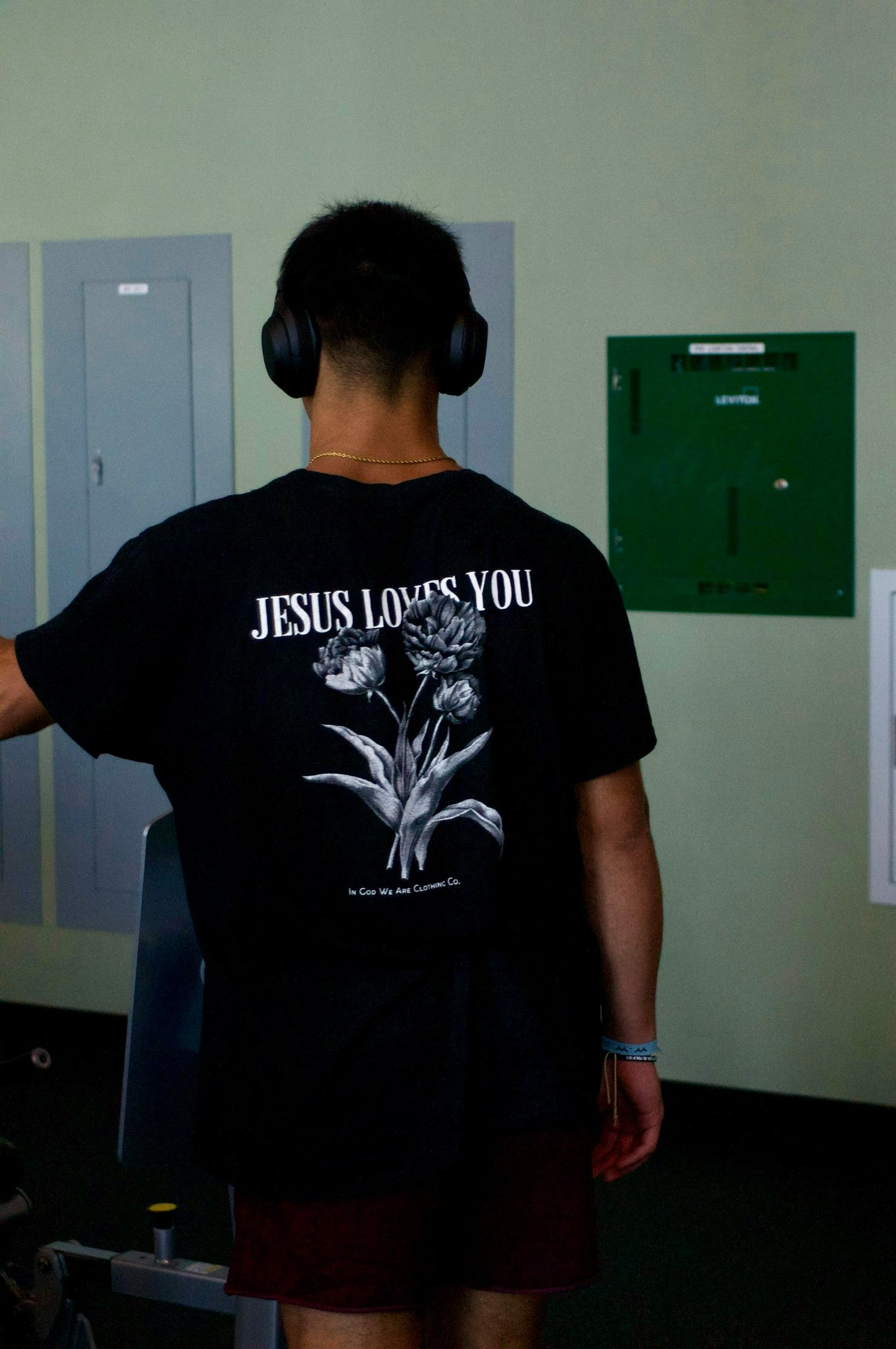 "Jesus Loves You" Black and White T-Shirt