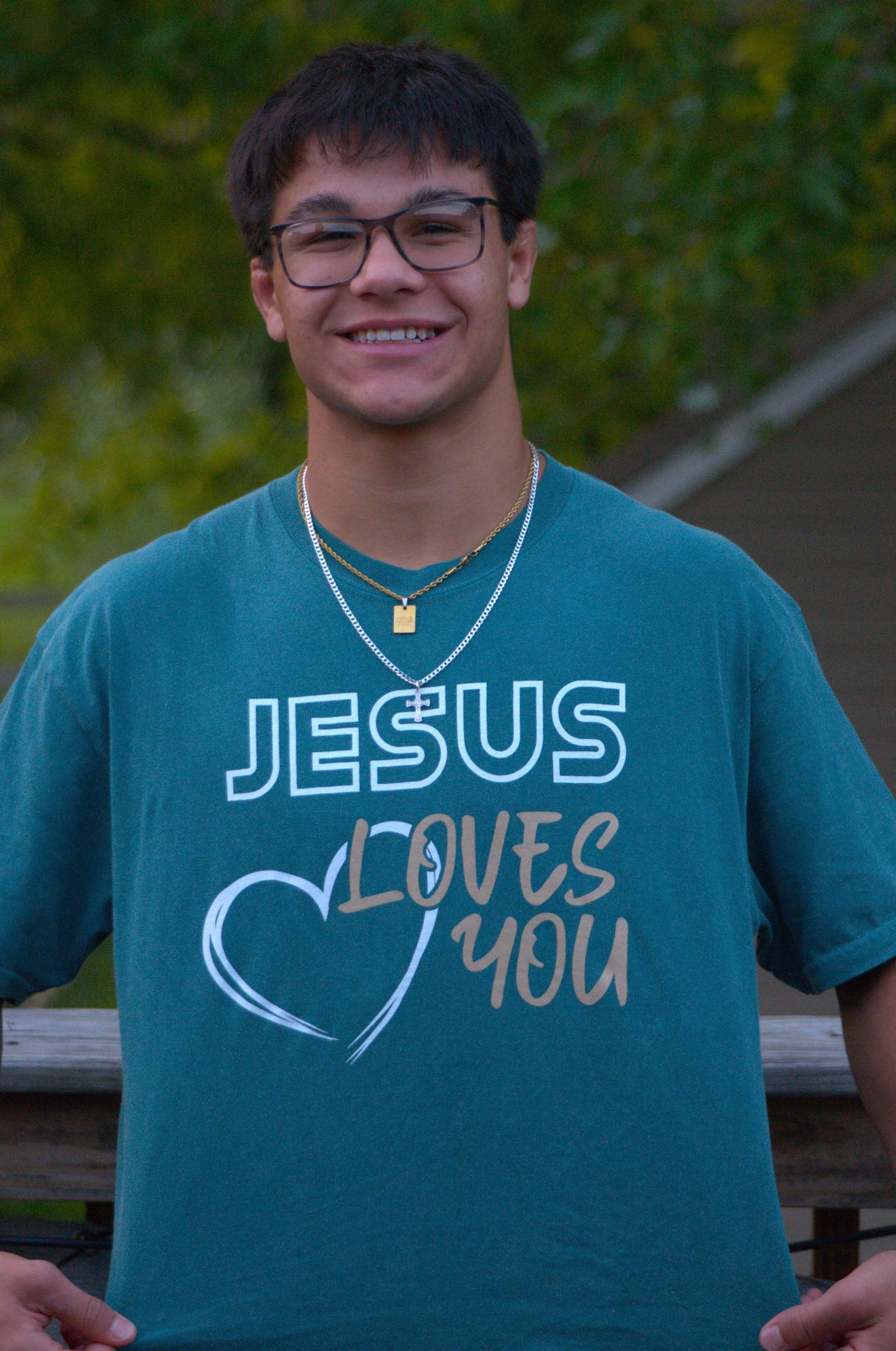 "Jesus Is my Game Changer" - Emerald T-Shirt