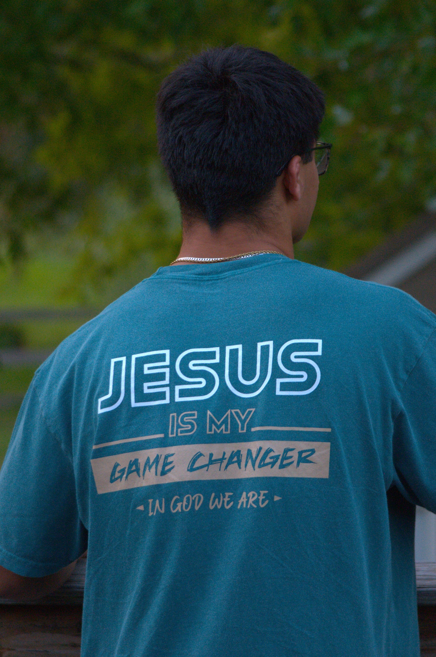 "Jesus Is my Game Changer" - Emerald T-Shirt