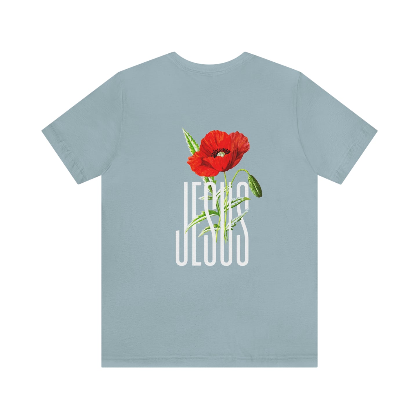 "Jesus" White Letters Unisex Jersey Short Sleeve Tee